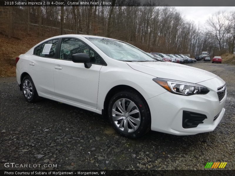 Crystal White Pearl / Black 2018 Subaru Impreza 2.0i 4-Door