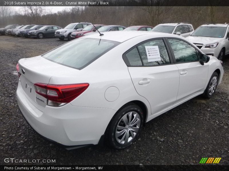 Crystal White Pearl / Black 2018 Subaru Impreza 2.0i 4-Door