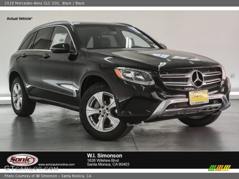 Black / Black 2018 Mercedes-Benz GLC 300