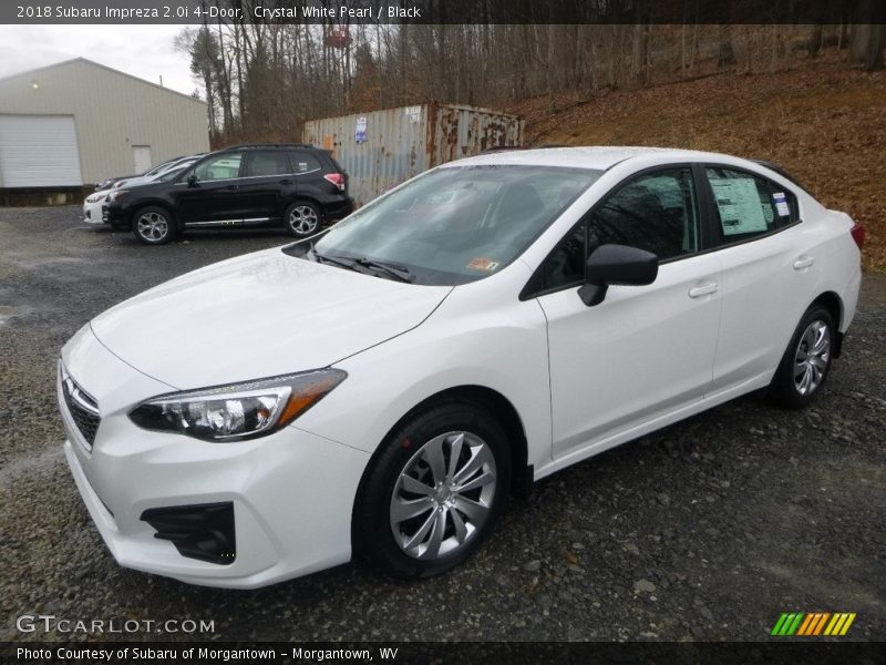 Crystal White Pearl / Black 2018 Subaru Impreza 2.0i 4-Door