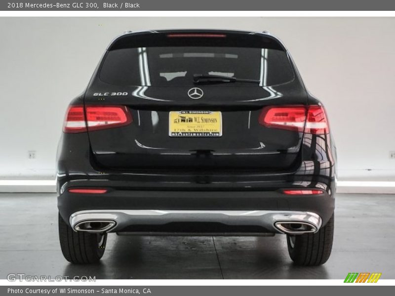 Black / Black 2018 Mercedes-Benz GLC 300