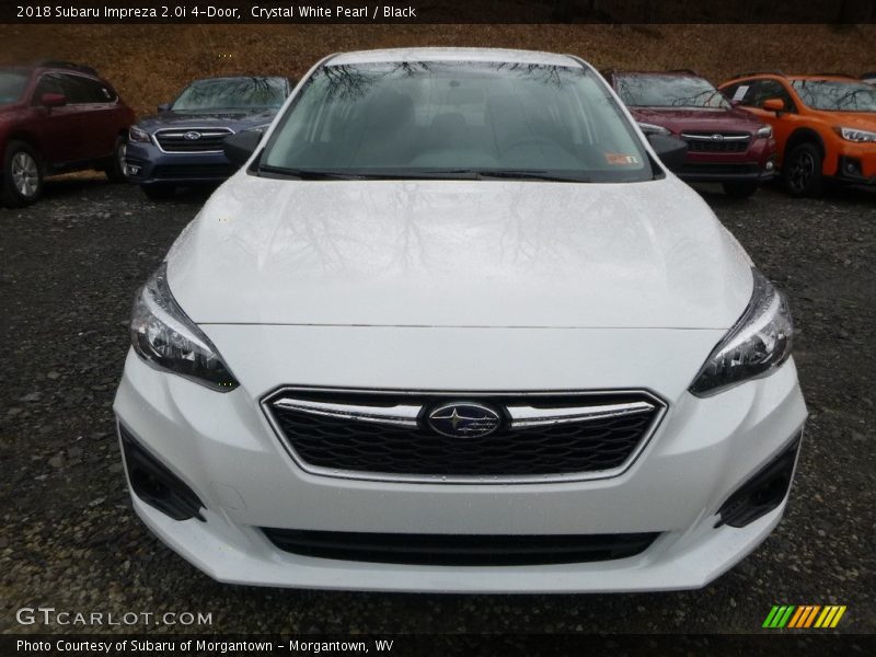 Crystal White Pearl / Black 2018 Subaru Impreza 2.0i 4-Door