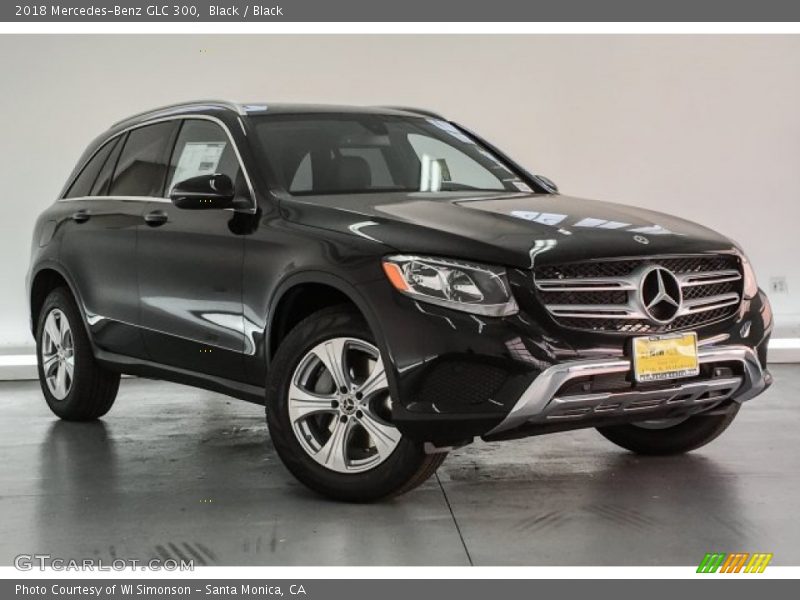 Black / Black 2018 Mercedes-Benz GLC 300