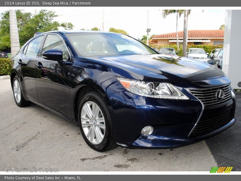 Deep Sea Mica / Parchment 2014 Lexus ES 350