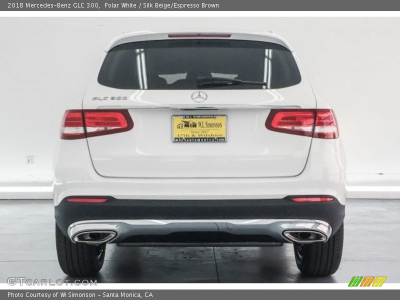 Polar White / Silk Beige/Espresso Brown 2018 Mercedes-Benz GLC 300