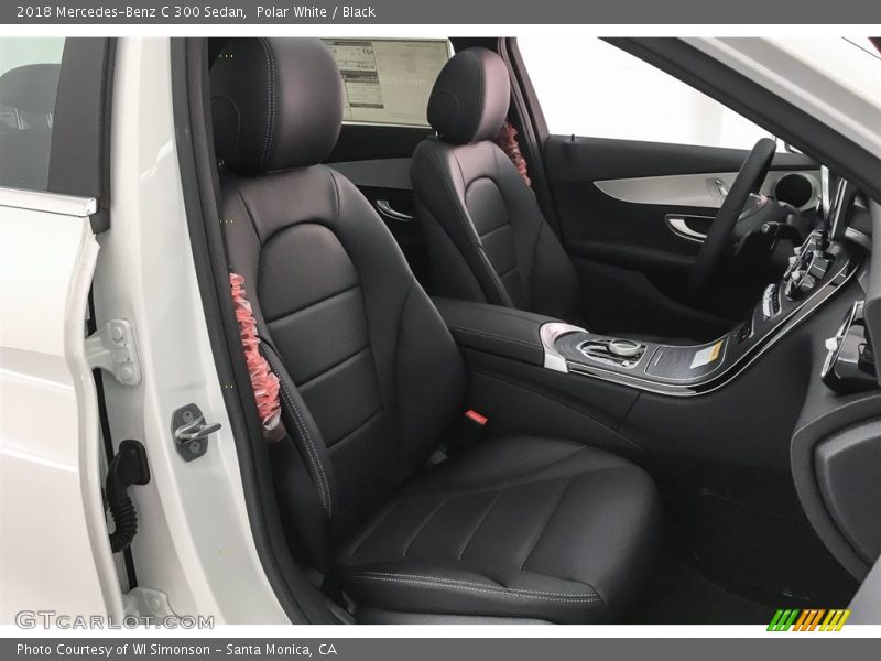 Polar White / Black 2018 Mercedes-Benz C 300 Sedan