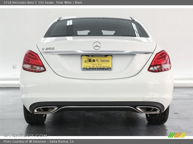 Polar White / Black 2018 Mercedes-Benz C 300 Sedan