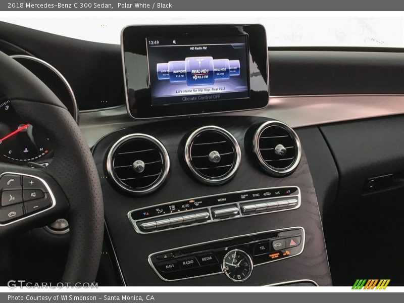Polar White / Black 2018 Mercedes-Benz C 300 Sedan