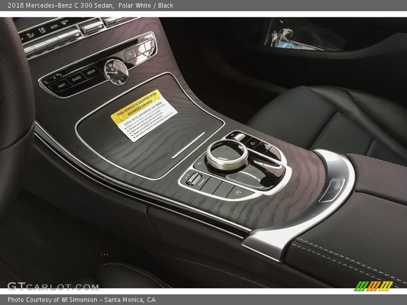 Polar White / Black 2018 Mercedes-Benz C 300 Sedan