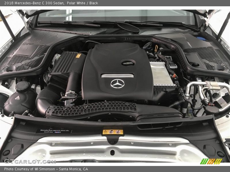 Polar White / Black 2018 Mercedes-Benz C 300 Sedan