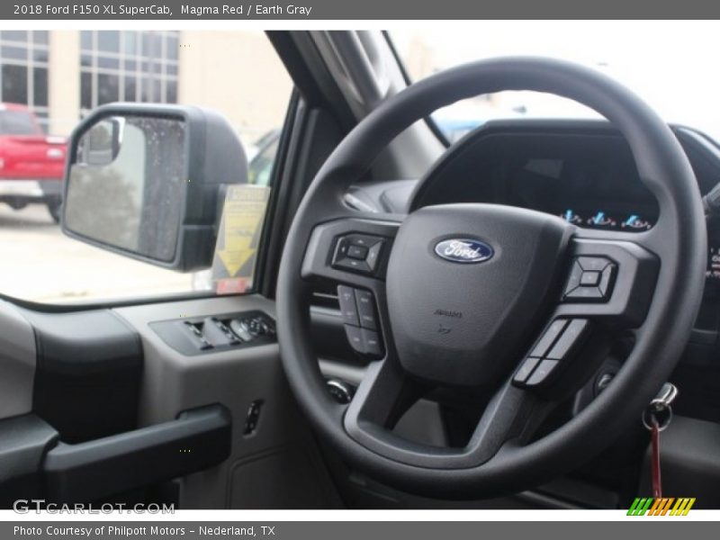 Magma Red / Earth Gray 2018 Ford F150 XL SuperCab