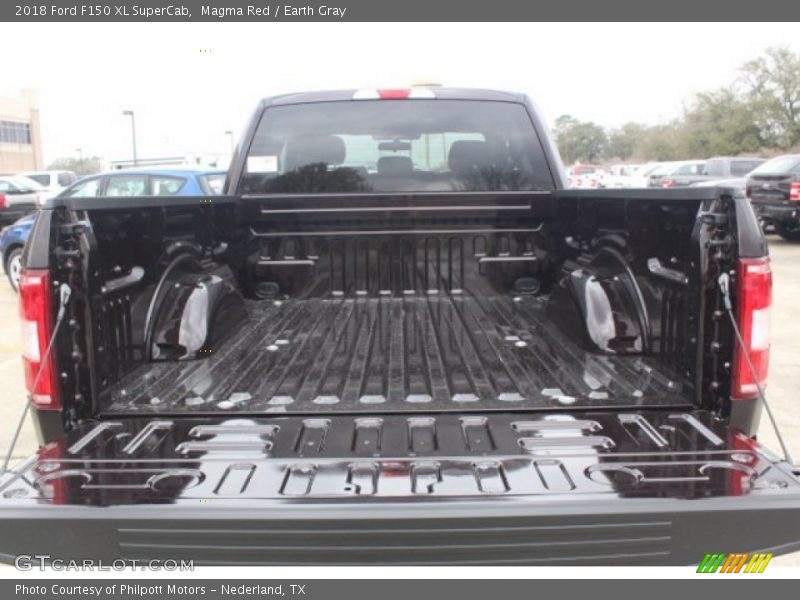 Magma Red / Earth Gray 2018 Ford F150 XL SuperCab