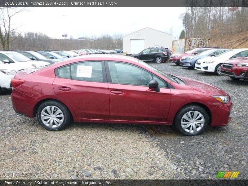 Crimson Red Pearl / Ivory 2018 Subaru Impreza 2.0i 4-Door