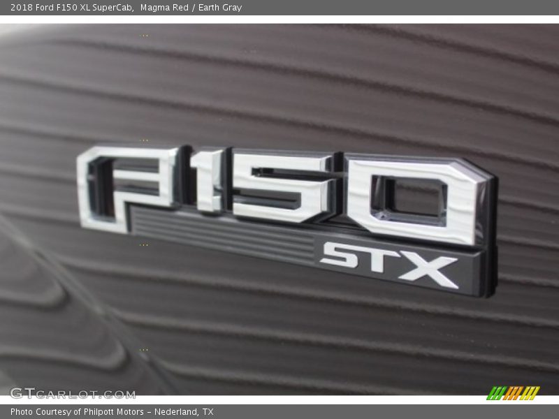 Magma Red / Earth Gray 2018 Ford F150 XL SuperCab