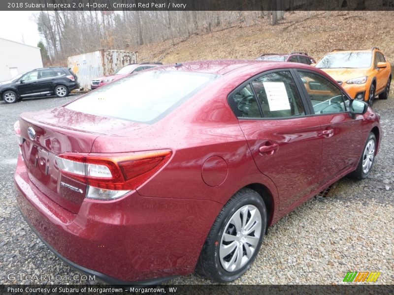 Crimson Red Pearl / Ivory 2018 Subaru Impreza 2.0i 4-Door