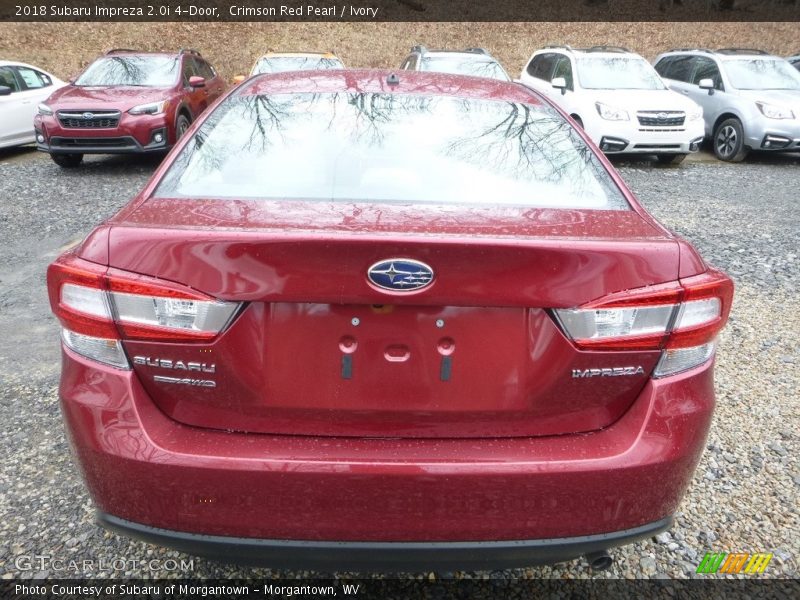 Crimson Red Pearl / Ivory 2018 Subaru Impreza 2.0i 4-Door