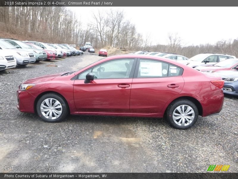 Crimson Red Pearl / Ivory 2018 Subaru Impreza 2.0i 4-Door