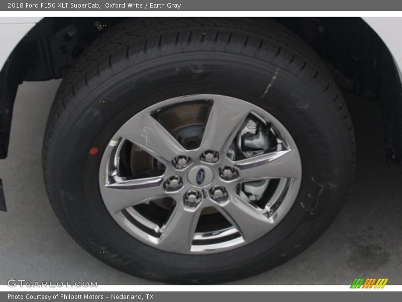 Oxford White / Earth Gray 2018 Ford F150 XLT SuperCab