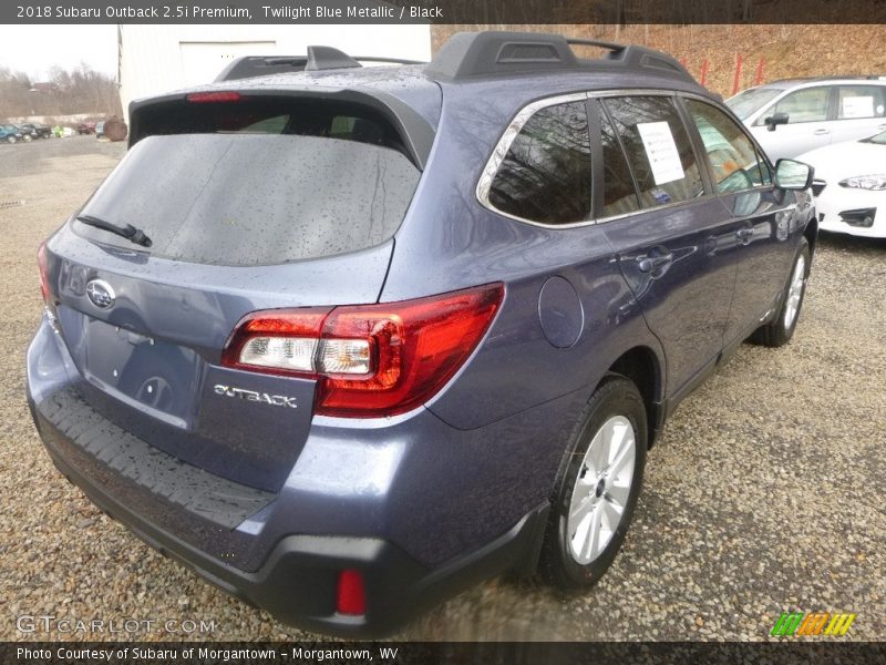 Twilight Blue Metallic / Black 2018 Subaru Outback 2.5i Premium