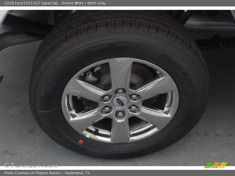 Oxford White / Earth Gray 2018 Ford F150 XLT SuperCab