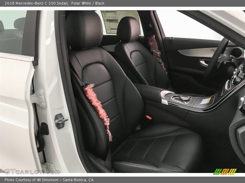 Polar White / Black 2018 Mercedes-Benz C 300 Sedan