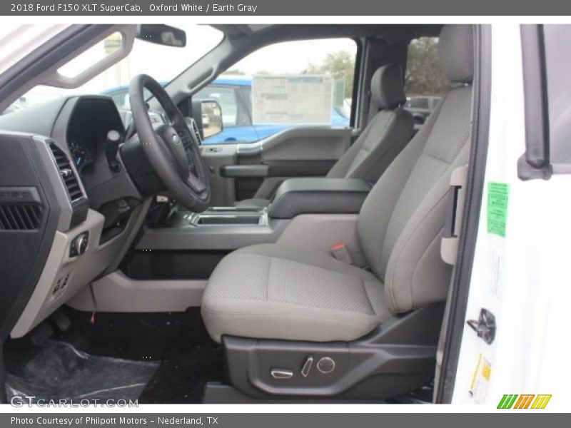 Oxford White / Earth Gray 2018 Ford F150 XLT SuperCab