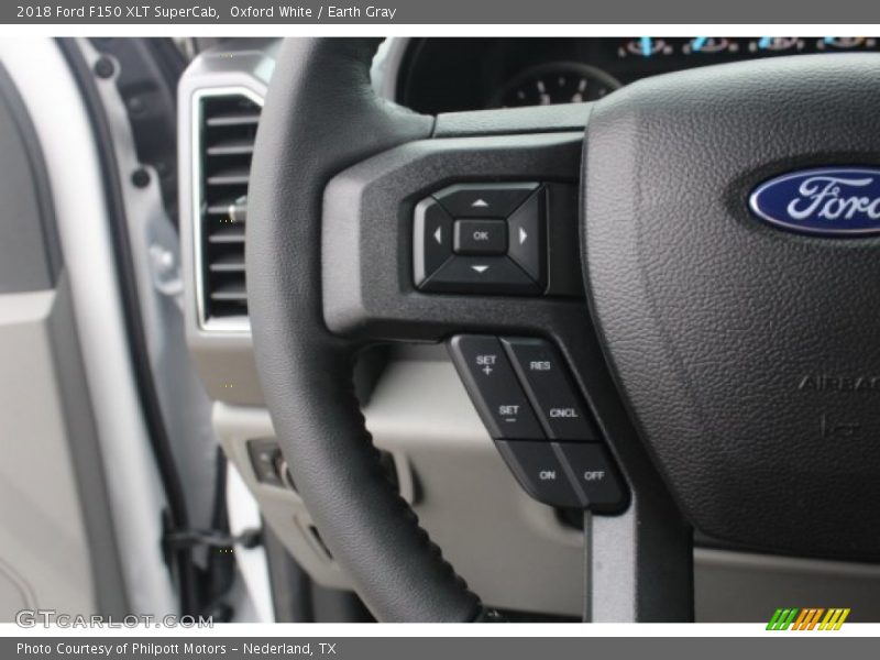 Oxford White / Earth Gray 2018 Ford F150 XLT SuperCab