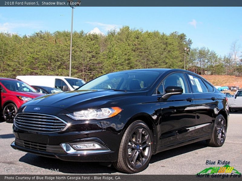 Shadow Black / Ebony 2018 Ford Fusion S