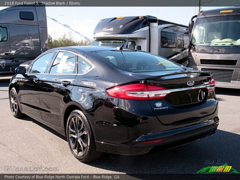 Shadow Black / Ebony 2018 Ford Fusion S