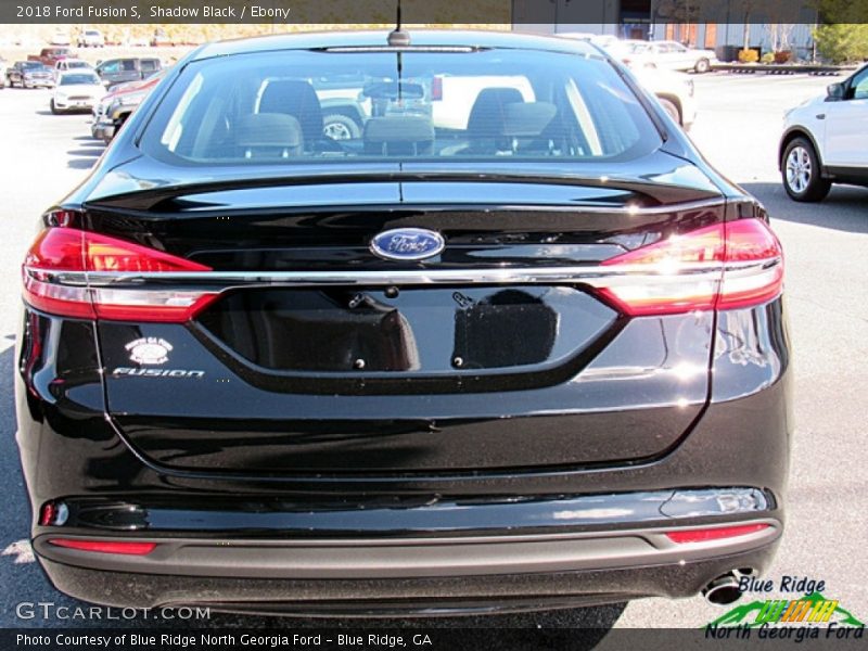Shadow Black / Ebony 2018 Ford Fusion S