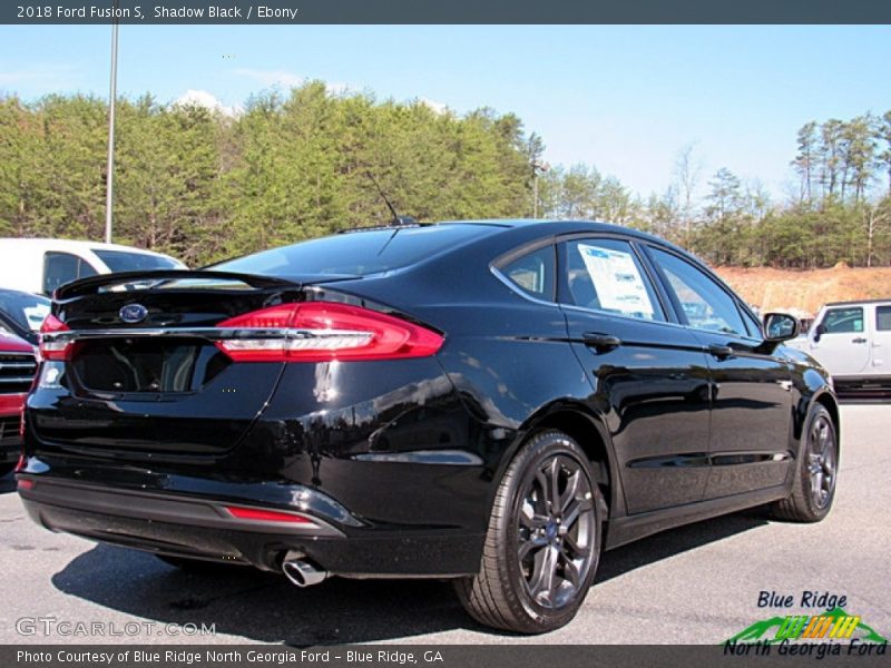 Shadow Black / Ebony 2018 Ford Fusion S