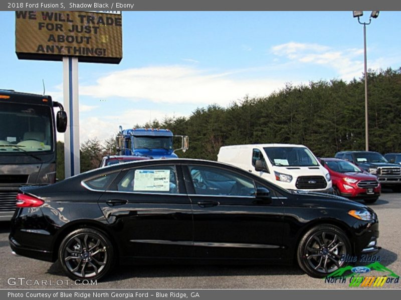 Shadow Black / Ebony 2018 Ford Fusion S