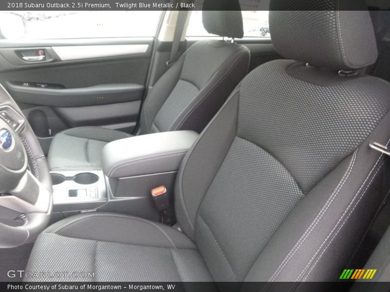 Twilight Blue Metallic / Black 2018 Subaru Outback 2.5i Premium