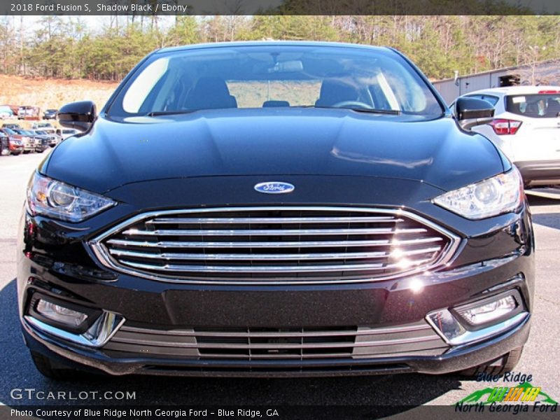 Shadow Black / Ebony 2018 Ford Fusion S