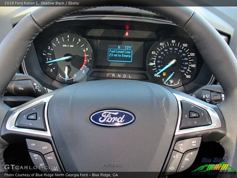 Shadow Black / Ebony 2018 Ford Fusion S