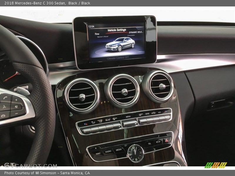 Black / Black 2018 Mercedes-Benz C 300 Sedan