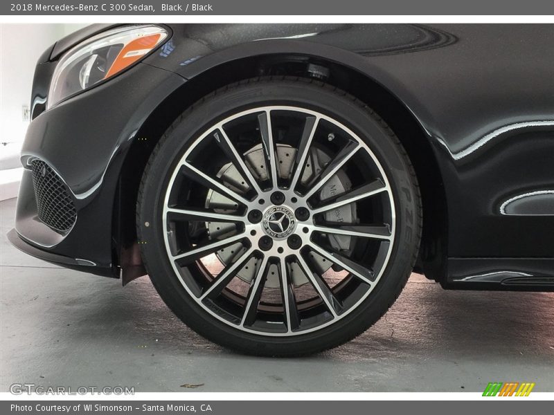 Black / Black 2018 Mercedes-Benz C 300 Sedan