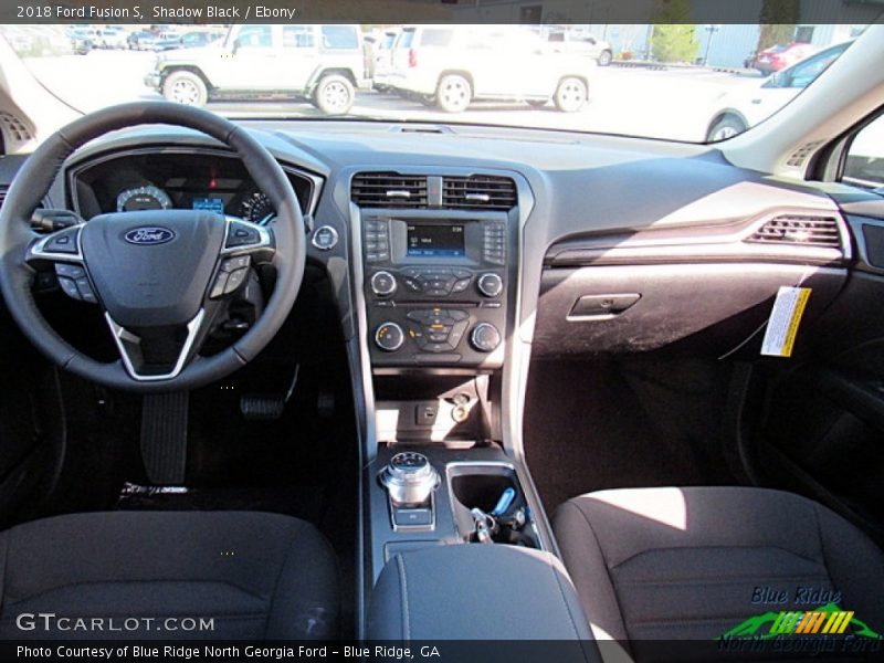 Shadow Black / Ebony 2018 Ford Fusion S