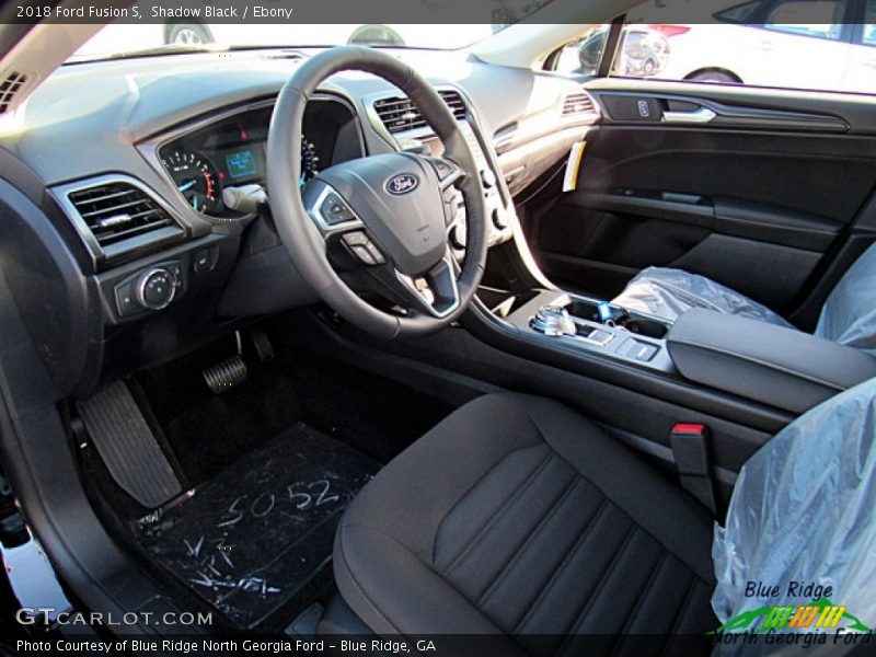 Shadow Black / Ebony 2018 Ford Fusion S