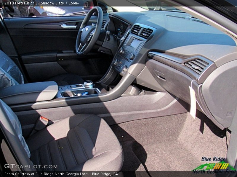 Shadow Black / Ebony 2018 Ford Fusion S