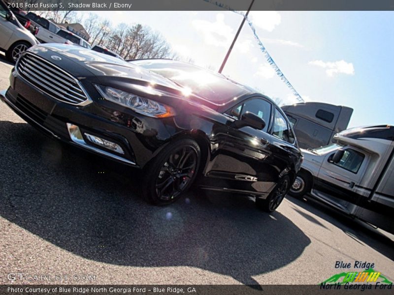 Shadow Black / Ebony 2018 Ford Fusion S