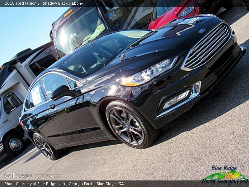 Shadow Black / Ebony 2018 Ford Fusion S