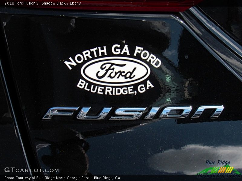 Shadow Black / Ebony 2018 Ford Fusion S