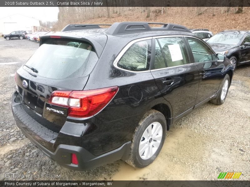 Crystal Black Silica / Ivory 2018 Subaru Outback 2.5i