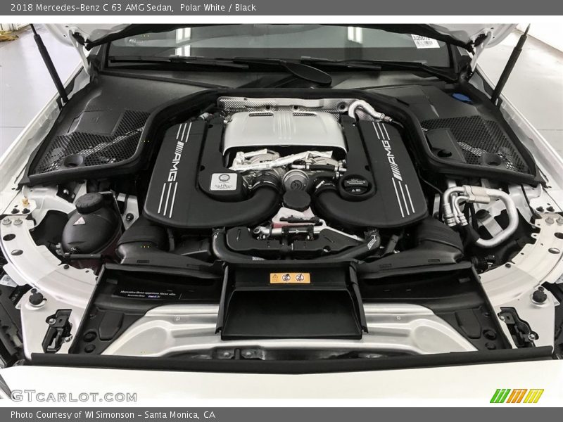  2018 C 63 AMG Sedan Engine - 4.0 Liter AMG biturbo DOHC 32-Valve VVT V8