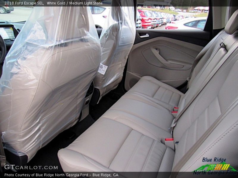 White Gold / Medium Light Stone 2018 Ford Escape SEL