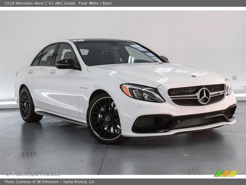 Front 3/4 View of 2018 C 63 AMG Sedan