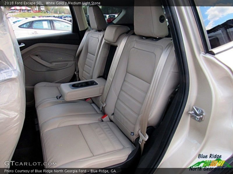 White Gold / Medium Light Stone 2018 Ford Escape SEL