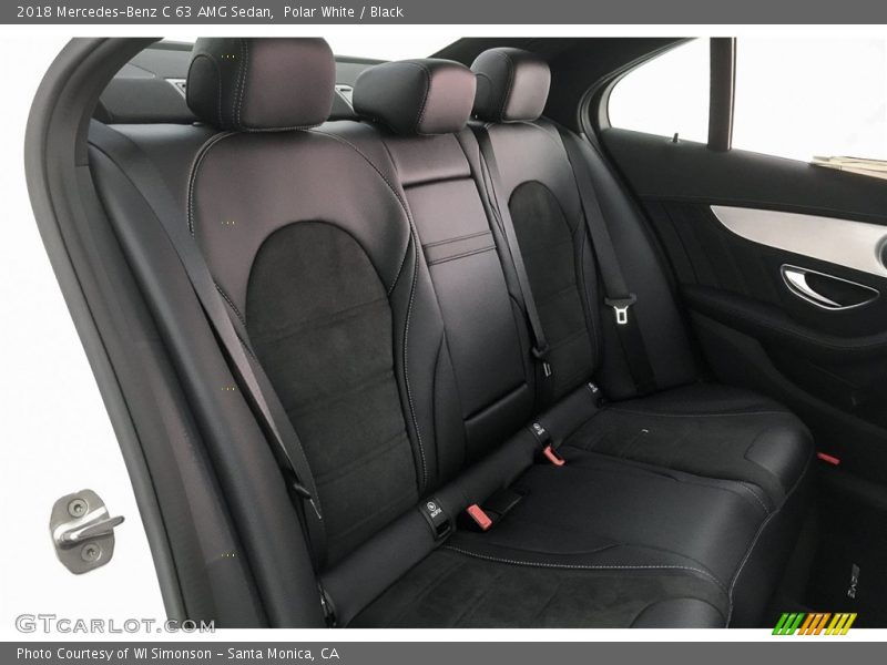 Rear Seat of 2018 C 63 AMG Sedan