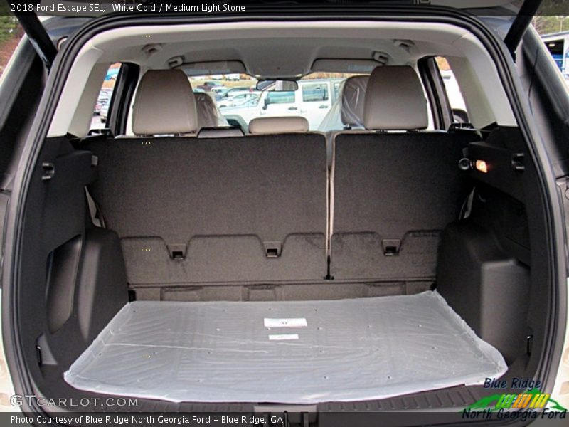 White Gold / Medium Light Stone 2018 Ford Escape SEL